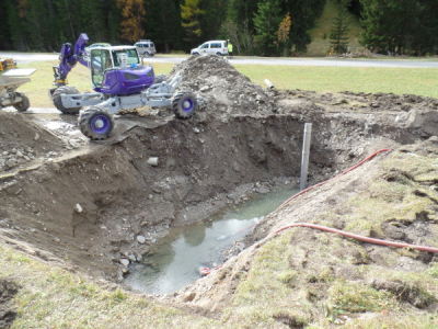 Neue Grundwasserfassung Sertig